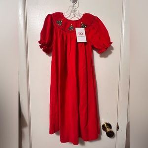 Mom&Me Kids Corduroy Christmas Dress